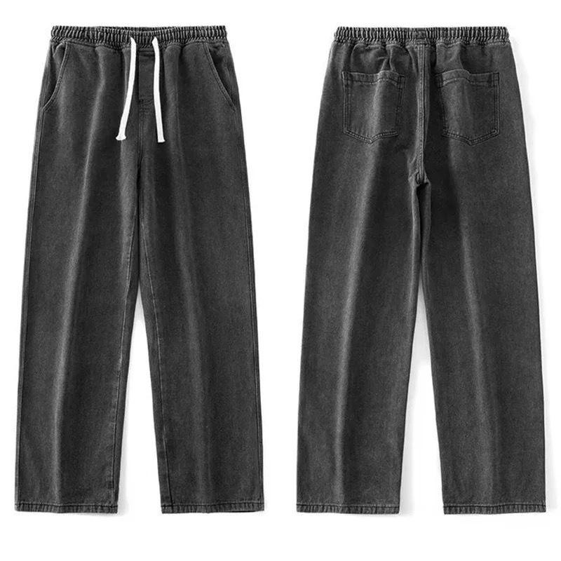 

Новые летние мужские свободные повседневные брюки Niche Straight Wide-Bar из денима S