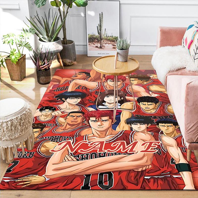 Custom 1Pc Basketball Stars Rug Office Carpet Indoor Outdoor Entrance Doormat Nonslip Soft And Comfortable Living Room D2915325