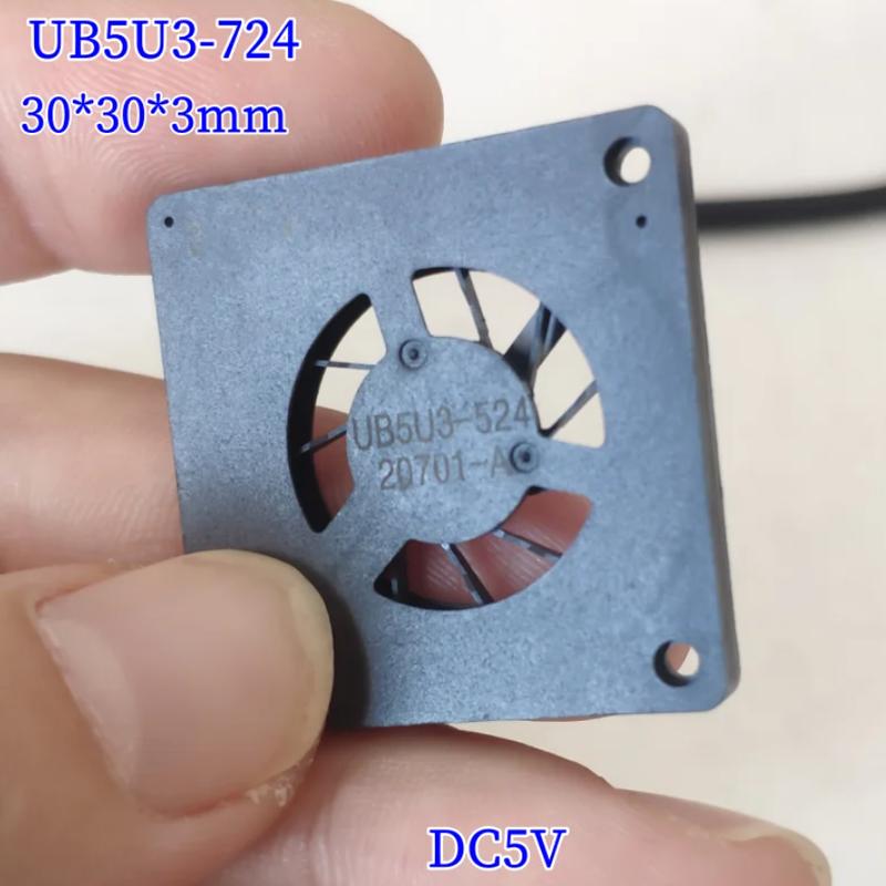 Brand New UB5U3 3003 Ultra-thin 3cm Blower Fan UB5U3-524 3wires Fan~