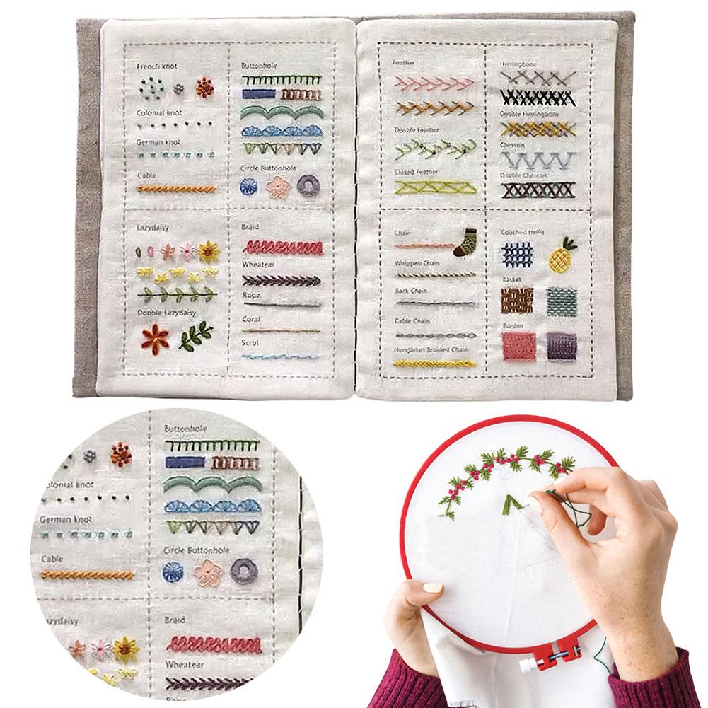 DIY Stitch Book A Comprehensive Guide To Sewing and Embroidery Creative Embroidery Stitches Book for Beginners and Enthusiasts