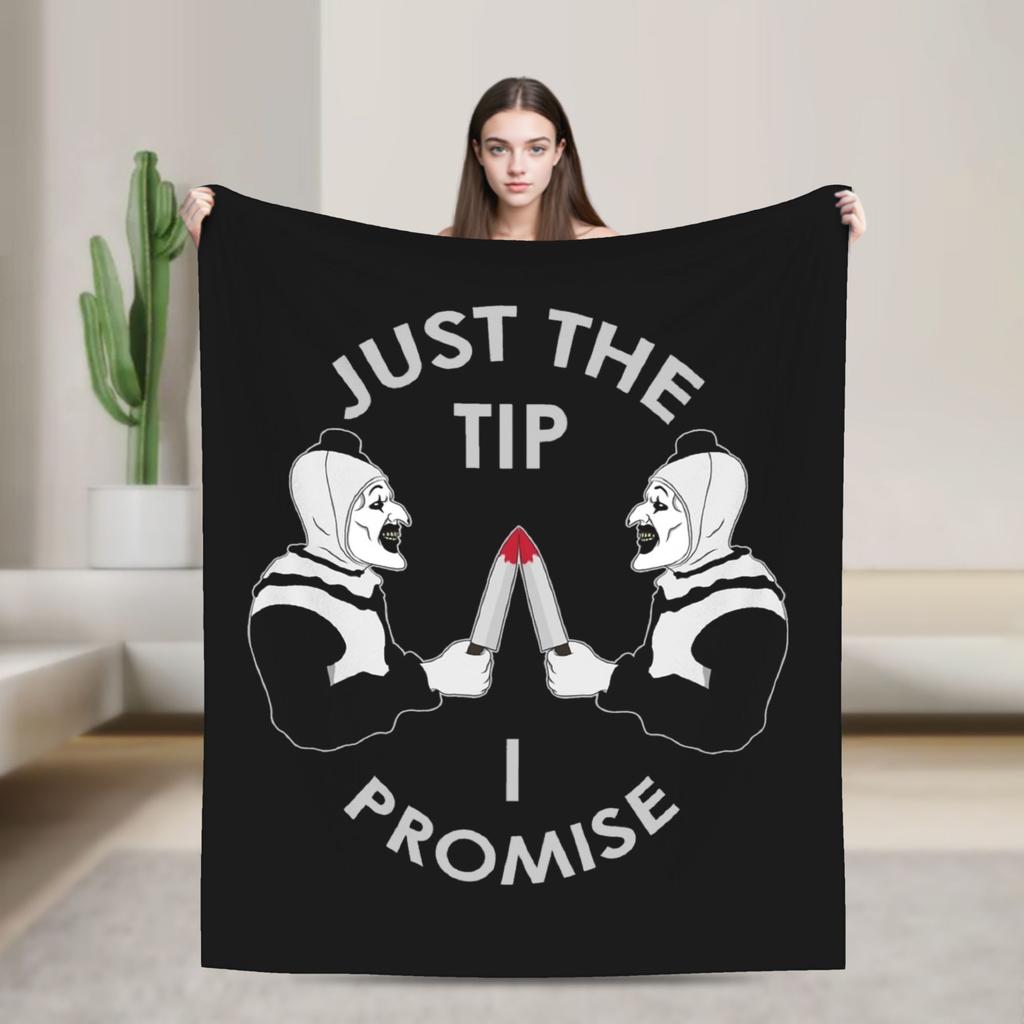 Terrifier 3 Merry Christmas Blanket Fleece Print Clown Movie Horror  Multifunction Soft Throw Blanket for Sofa Office Bedspread