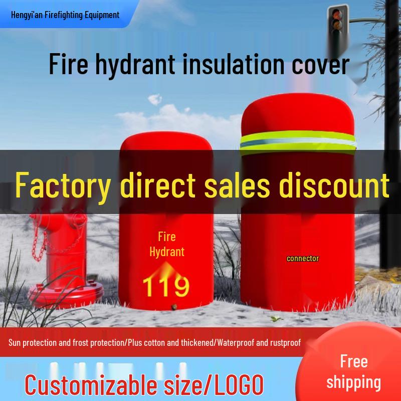 Thickened Outdoor Fire Hydrant & Extinguisher Anti-Freeze Insulation Cover