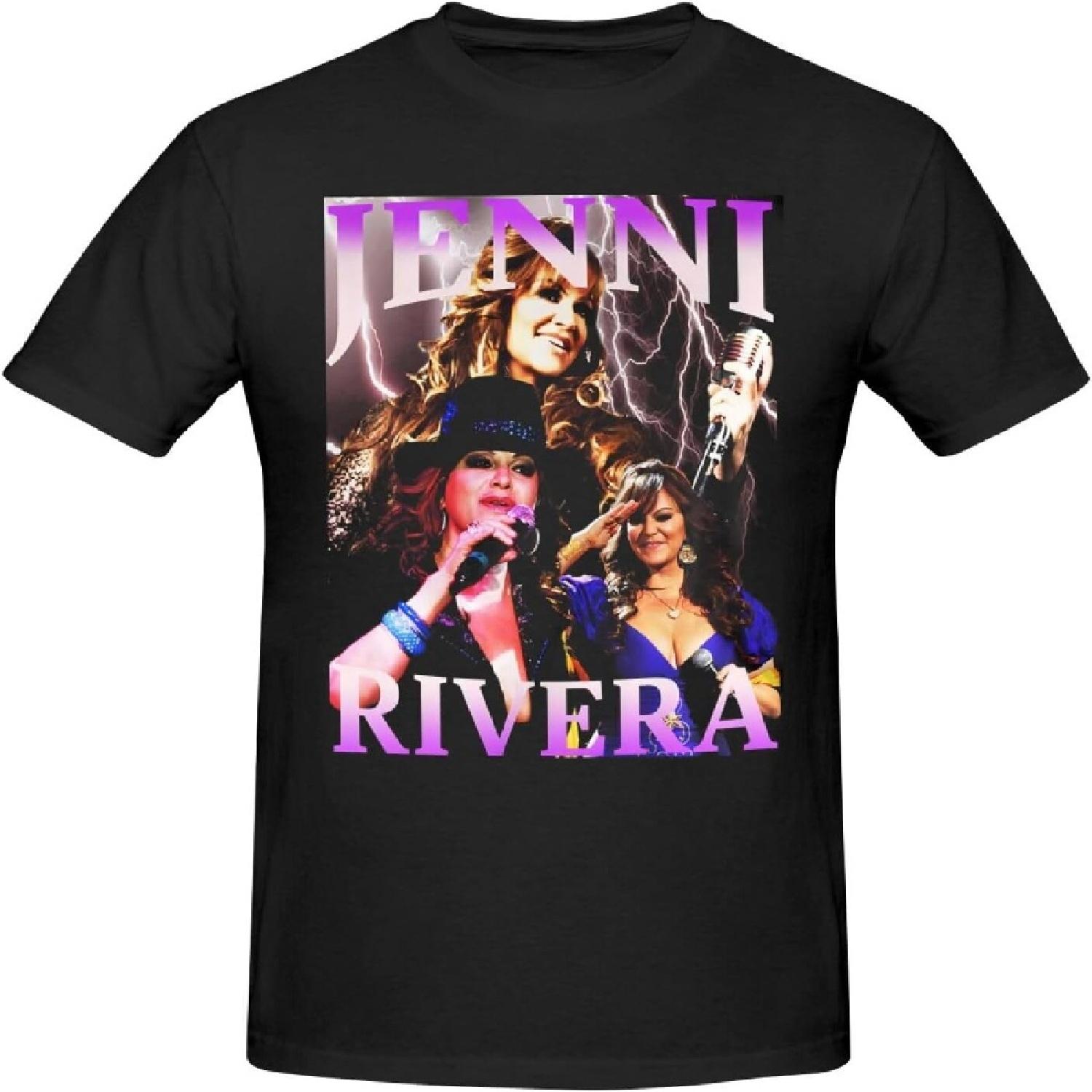 

Дженни Мьюзик Ривера Футболка Мужская Футболка С Принтом Повседневная Короткая Футболка С Круглым Вырезом Топы Рубашки Черный XXXXXL чёрный