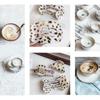 Matte Texture Leopard Print Hair Claw Korean Ombre Floral Hair Gripper Non Slip Strong Hold for Thick Curly Hair