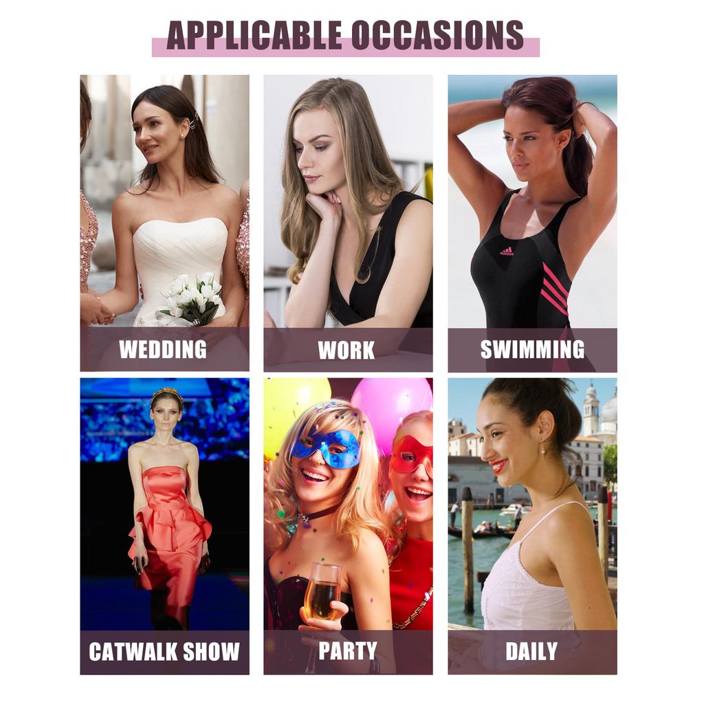 Disposable Nipple Covers Breathable Invisible Round Breast Pasties Anti-Show Through Adhesive Petals