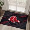 Boston Red Sox Design Křišťálový Sametový Koberec Útulný Ne?Protiskluzová tištěná předložka do ložnice, obývacího pokoje, předsíně