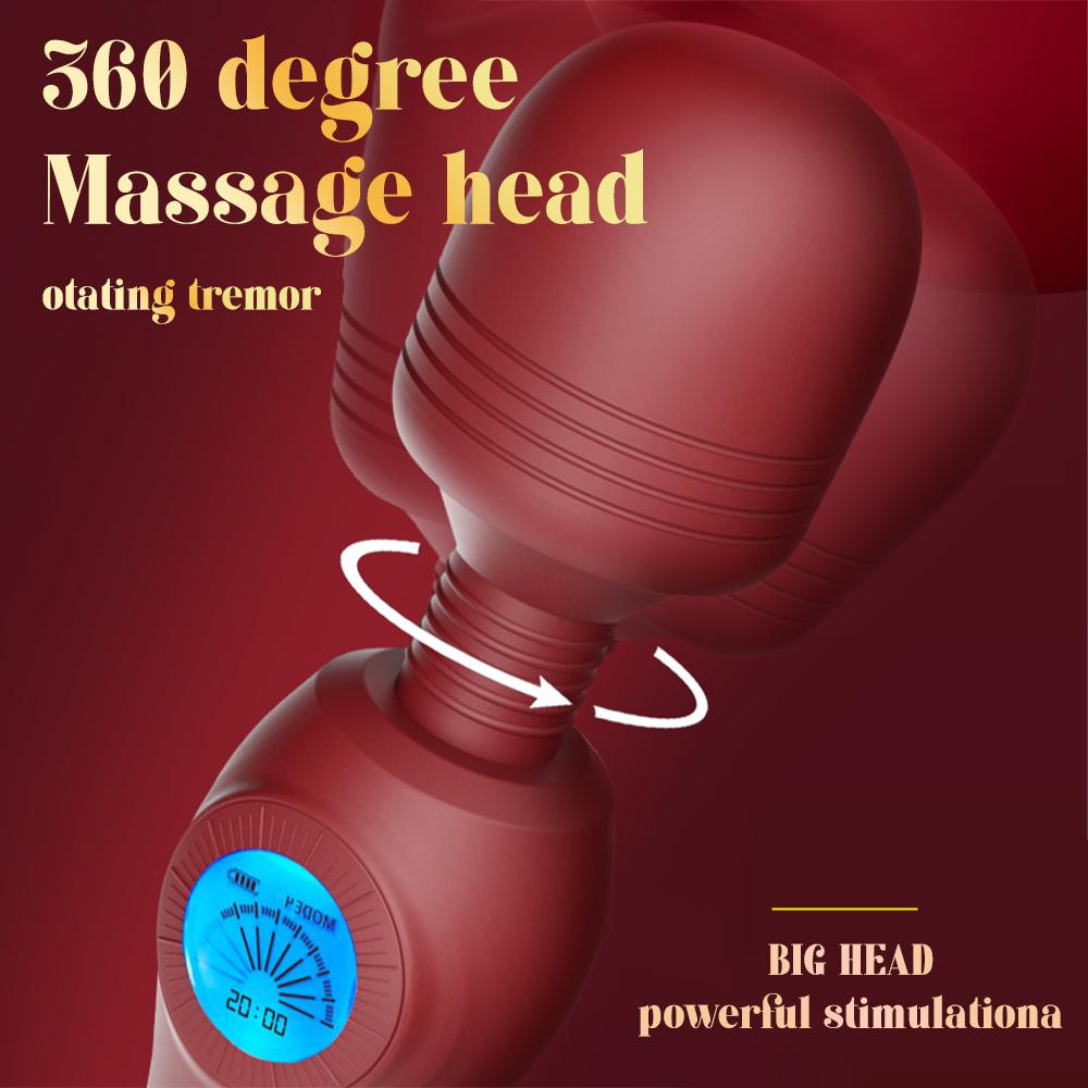 Powerful Av Vibrator Magic Wand For Women Clitoris Stimulator Vagina Massager 9 Modes Sexy Gadgets Sex Toys Adult Supplies