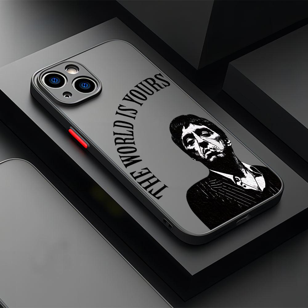 

Fashion Hot S-Scarface Phone Case For Xiaomi Redmi Note 14 13 12 12S 11 11S 10 10S 9T 9S 8 7 Pro Plus 4G 5G Matte Clear Cover Redmi Note 9S 4G