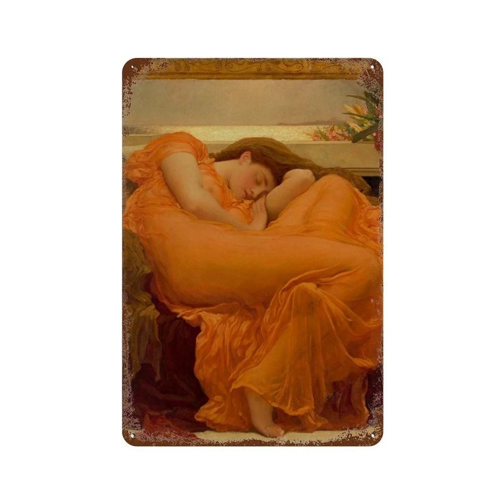 Affiche de Collection de Peintures à l'Huile Célèbres Vintage Décorative Van Gogh Plaque Métallique en Étain Pour Atelier Pièce de Maison Décoration Murale Artistique