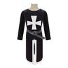 Halloween Knights Templar Outfit With Polyester Fabric And Split Design For Stage Shows