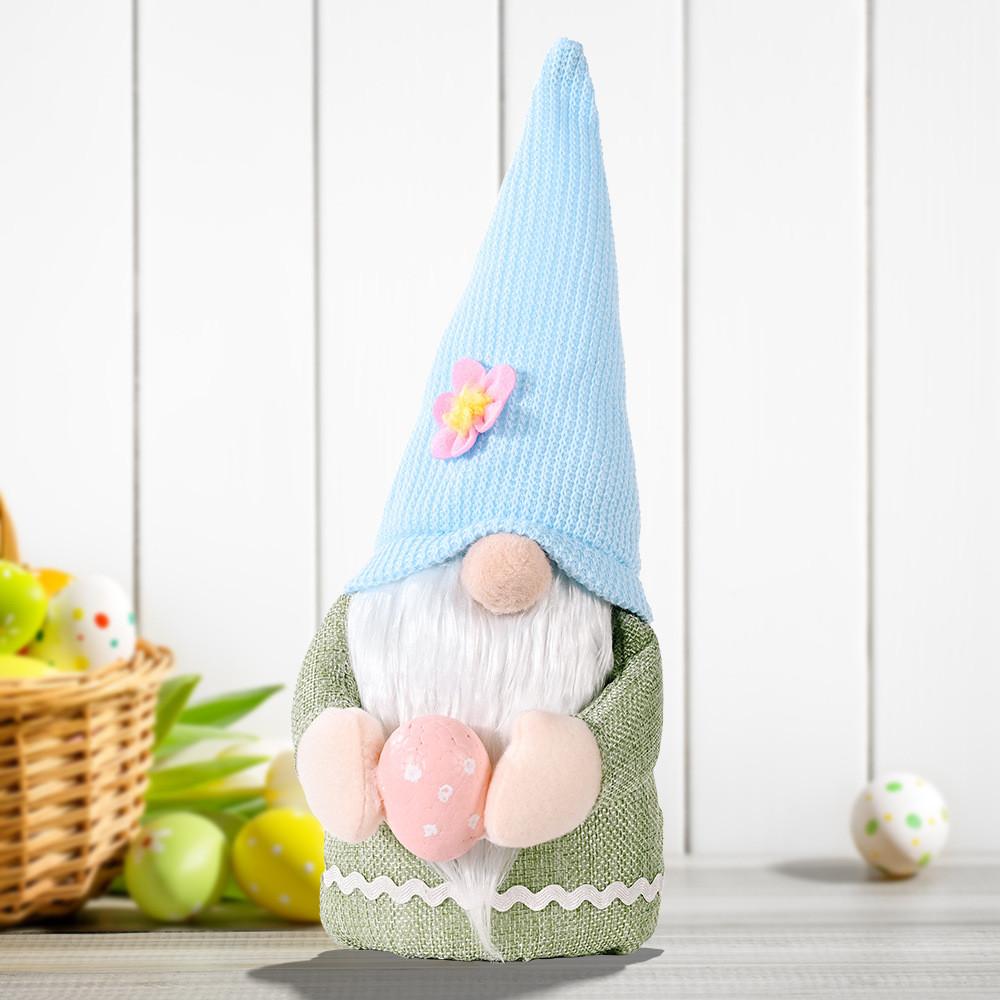 

Pink Unique Bunny Egg Plush Ornament Perfect For Easter And Decor Christmas Green Egg Figurine