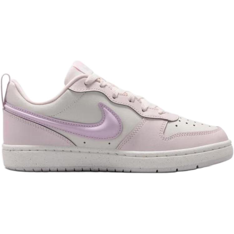 Nike Court Borough Low top Skateboard Shoes White Purple Unisex IQ9796-151