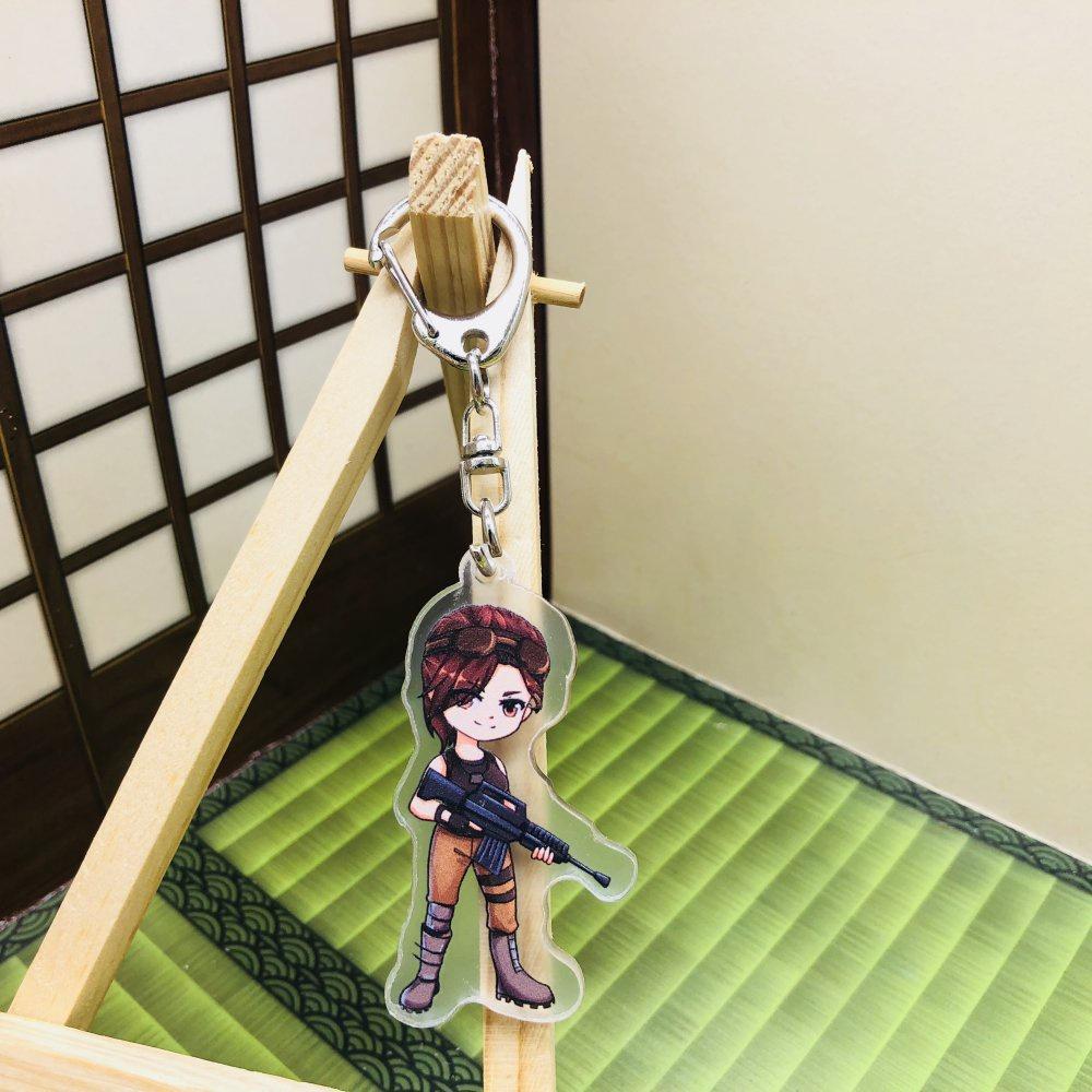 Acrylic Fortnite Keychain Epic Game Keyrings Gift For Player Women Fashion Men