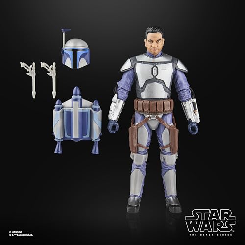 Hasbro Star Wars Star Wars Black Series Jango Fett, Star Wars: Attack of the Clones (Episode II) Premium Collectible 15cm Action Figure G2566, Authent