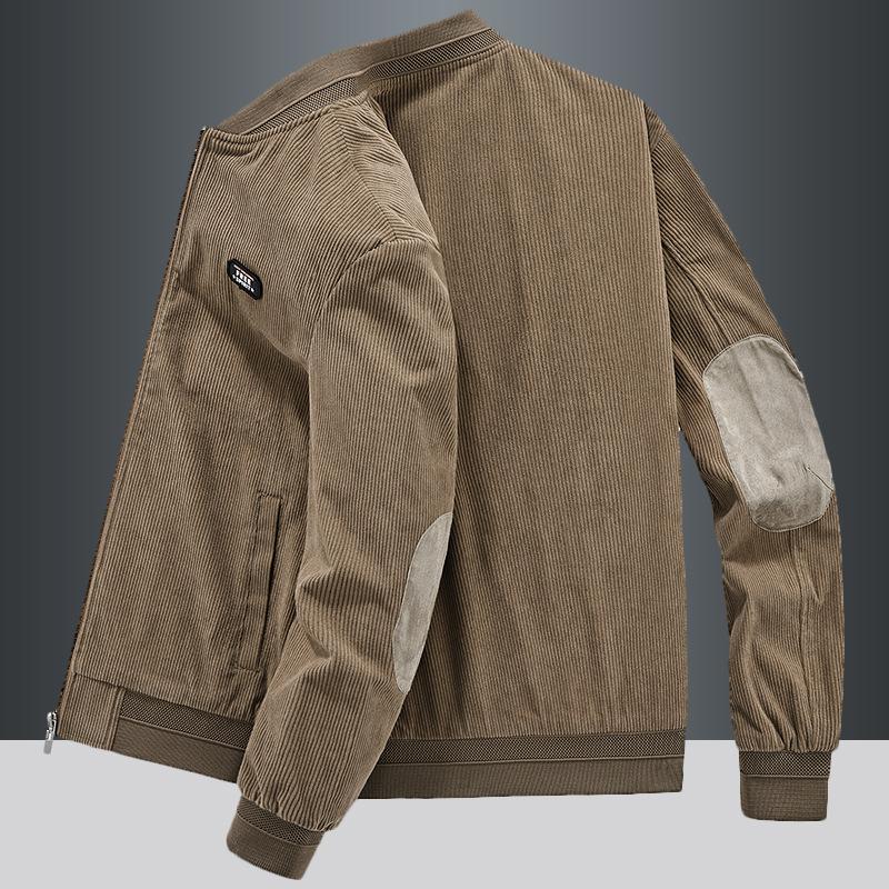 New Corduroy Jacket Men's Spring and Autumn Youth Casual Jacket Men's Autumn Top Baseball Uniform