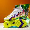 New High-Top Football Shoes Men'S And Women'S Ag Long Nails Tf Broken Nails Artificial Grass Student Competition Training Football Shoes