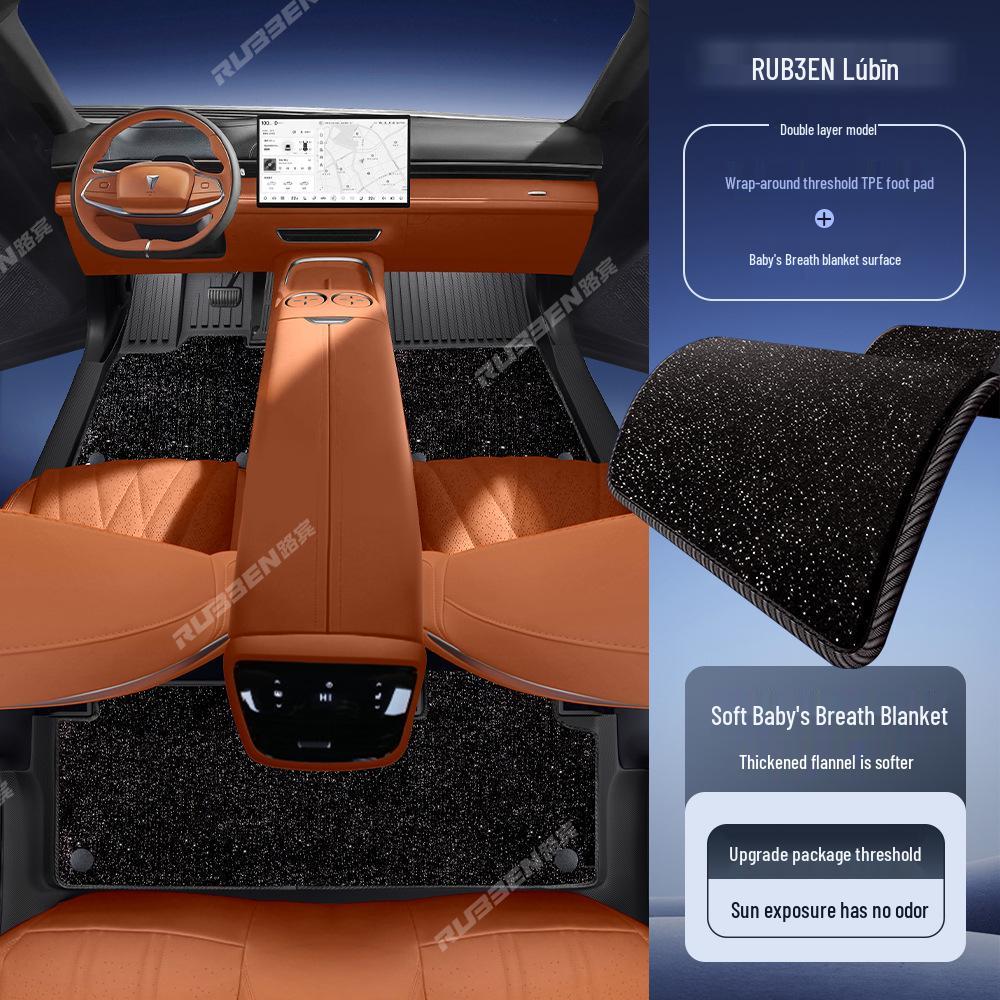 Dedicated TPE Door Sill Mats for Deep Blue S07/S05 Car