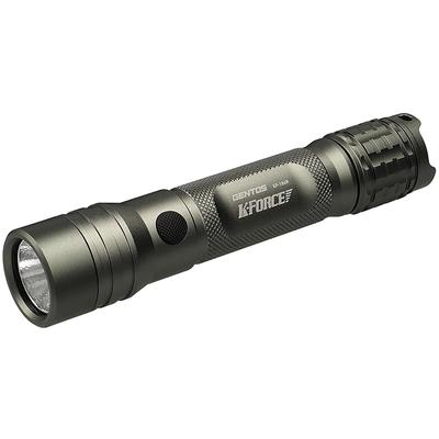 GENTOS K-Force KF-186R LED Flashlight, USB Rechargeable, 1200 Lumens, 4 Hours of Use, Dustproof, and 1m Waterproof, Uses Dedicated Rechargeable