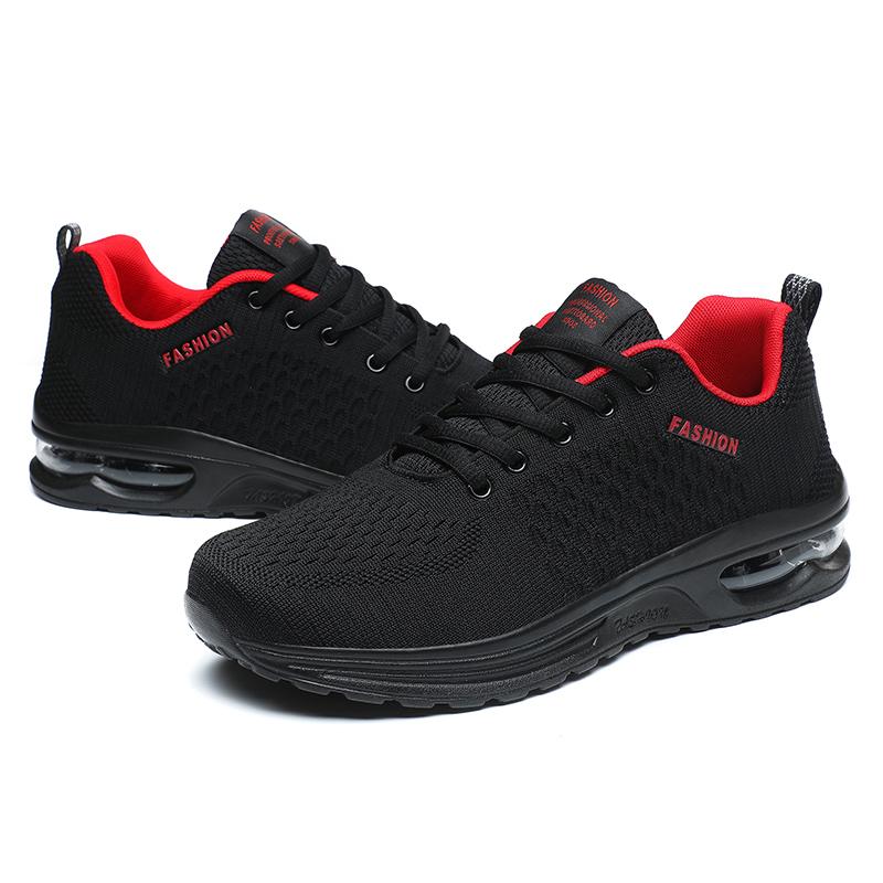 38-47 Men's Black Sneakers Summer Breathable Running Shoes Casual Shoes Sneakers Women's Large Size Sneakers