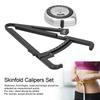 Body Fat Caliper BMI Measuring Tape Skinfold Calipers Body Fat Measure Tape Set