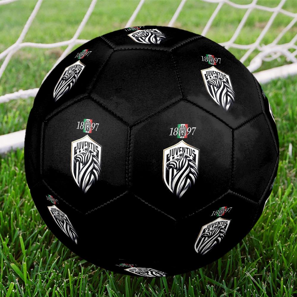 Juventus JJ Soccer Ball Colorful All Ages Machine Stitched PVC Competition Ready Durable High-Bounce.SIZE5