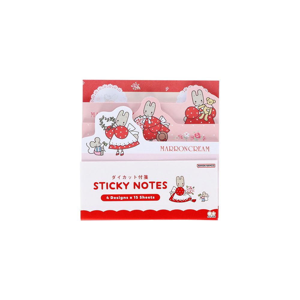 Stationery Sanrio Characters Sticky Blocks with Your Favorite S2849828 Sun-Star Notes, Die-Cut Patterns,