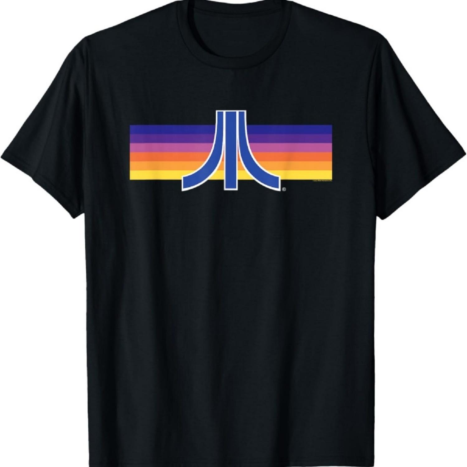 Футболка Ripple Junction x ATARI Retro Sunset Vintage Gaming Logo S чёрный
