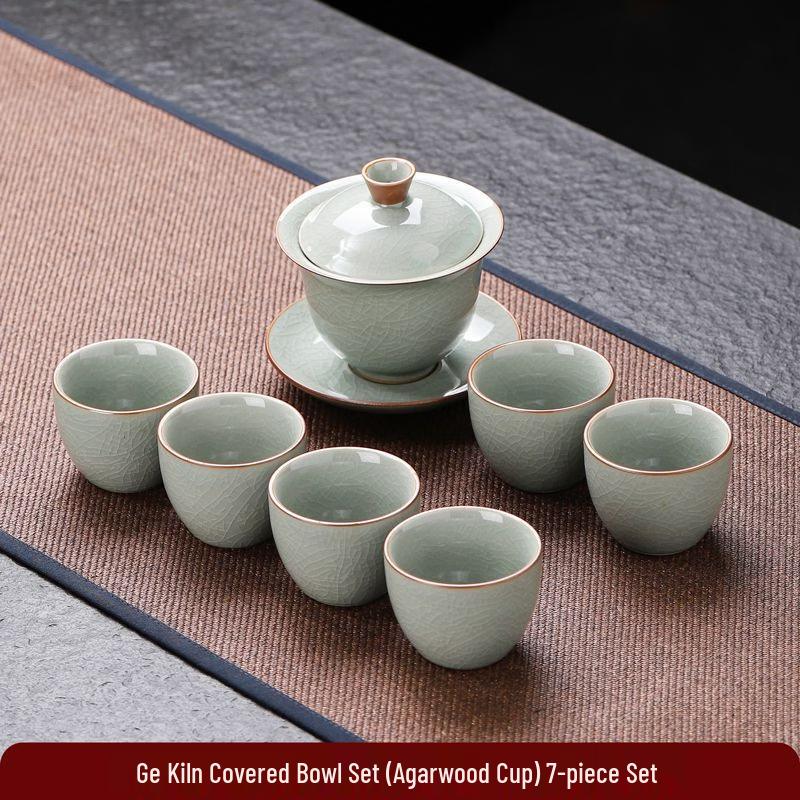Chaxun Ge Kiln Ceramic Kung Fu Tea Set