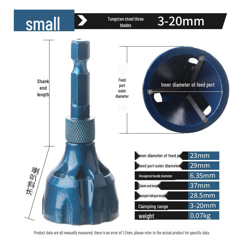 External Deburring and Chamfering Tool for Screws and Bolts