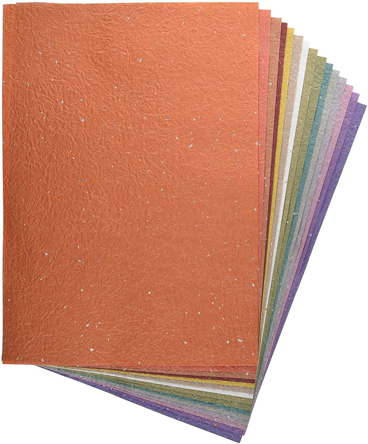 

Папір Kawasumi Washi Японський Золотий та B4 x 15 Кольорів, Кольори, Торіноко, Срібний, Розмір, Прибл.. 25.7 36.4 см,