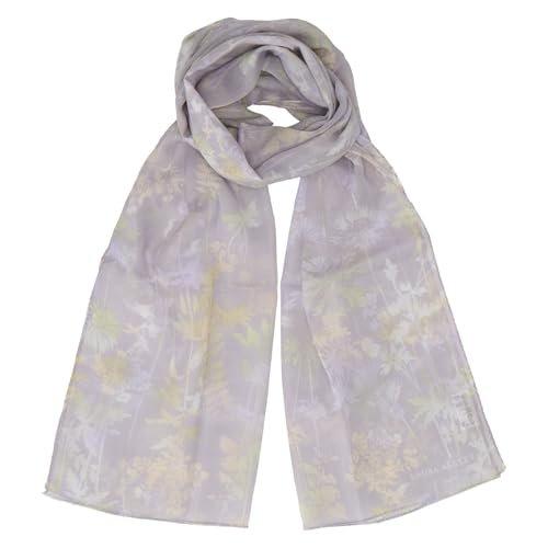 Laura Ashley Ladies Floral Long Handkerchief Scarf 100% Cotton UV Protection Pink 34x160cm