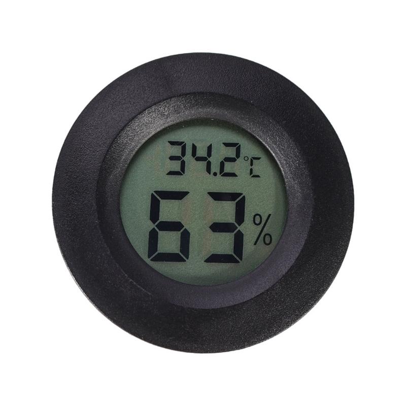 -50~ +70°C Runde Digitale Hygrometer Thermometer LCD-Anzeige Für Genaue Temperatur- Und Feuchtigkeitsüberwachung Detektor