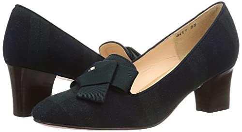 JILL STUART SHOE Women's Grosgrain Ribbon Square Toe Pumps, Size 6417 G/23.0 Cm E