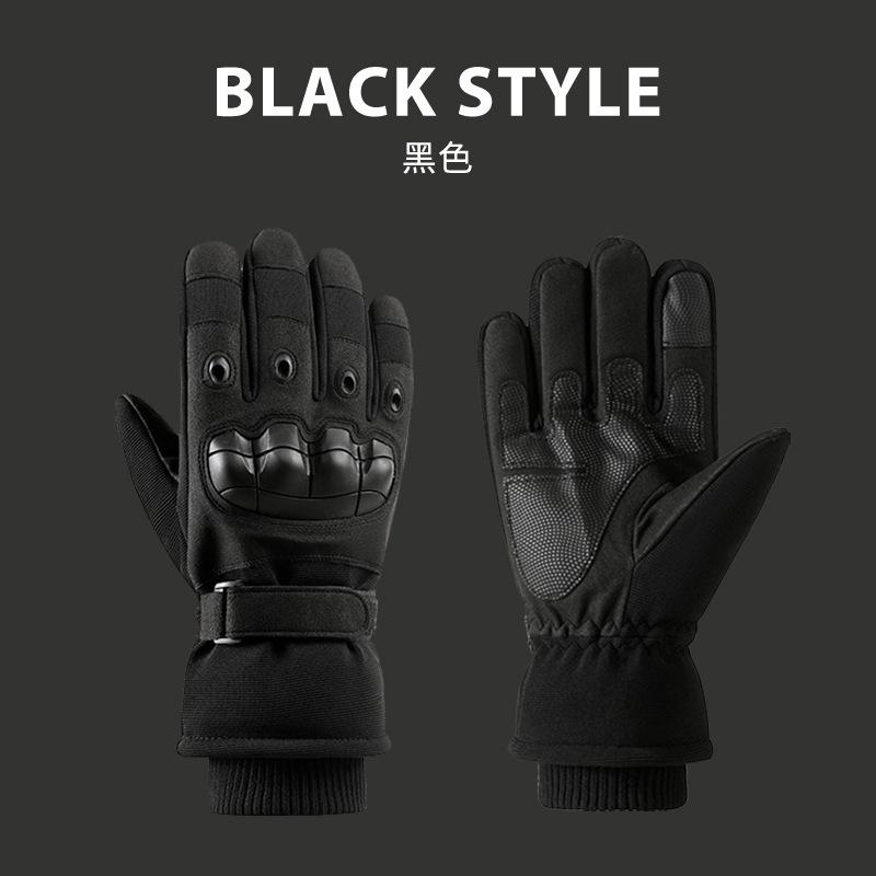 

Winter Warm Ski Gloves Men s Mountaineering Riding Thickened Windproof Waterproof Outdoor Motorcycle Sports Locomotive Gloves XL