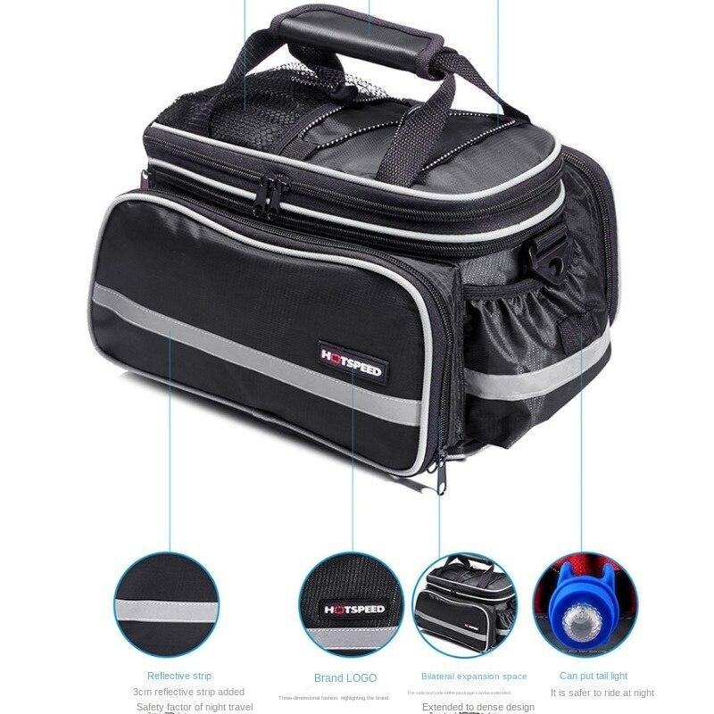 Mountainbike-Heckträgertasche Fahrradtasche Fahrradtasche Lang- und Kurzstrecken-Tragetasche Sichuan-Tibet-Ausrüstung Wasserdichte Aufbewahrungstasche