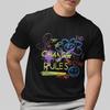 Change The Rules T-Shirt Streetwear Graffiti Graphic Tee 90s Neon Style Unisex