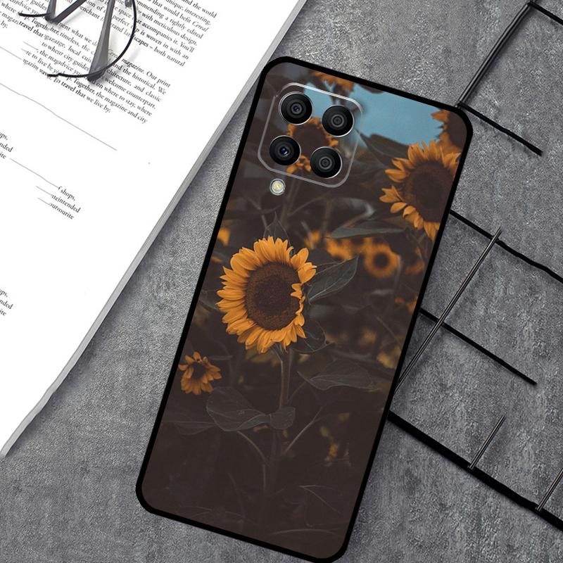Sunny Sunflower Case For Samsung Galaxy M54 M32 M52 M15 M11 M12 M13 M14 M06 M16 M36 M56 M31 M53 M35 M55 M34