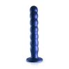 Ouch! - Silicone G-Spot Dildo with Beads - 20.5 cm