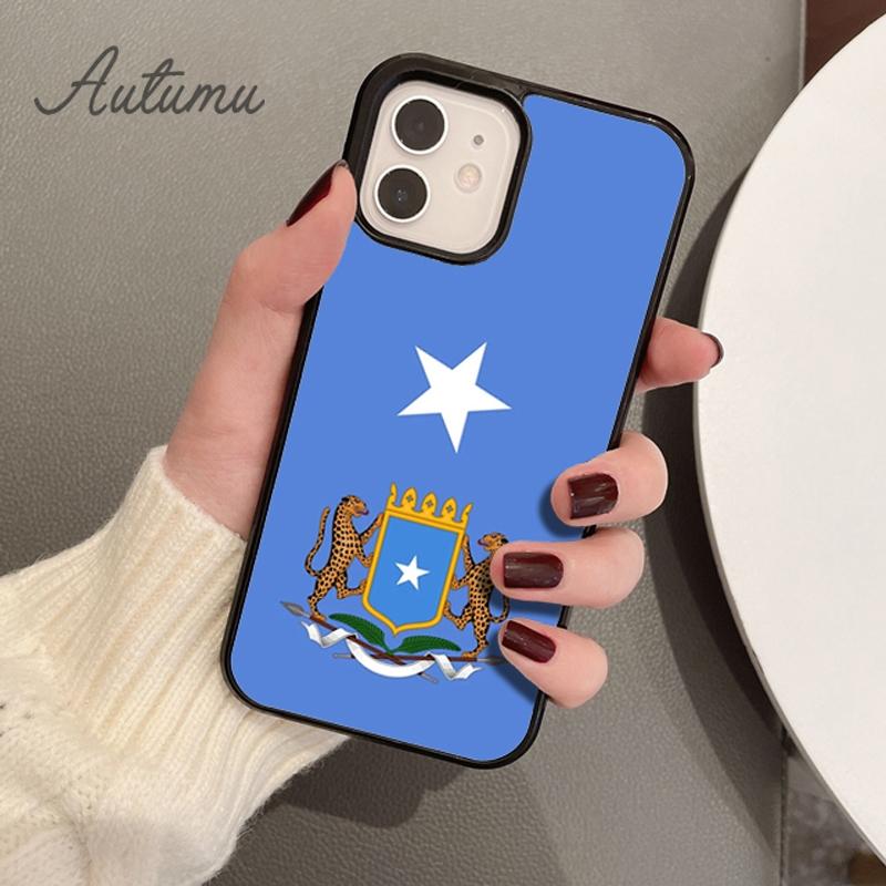 Somali Somalia National Flag Phone Case for iPhone 11 12 13 14 Pro Max mini X XR XS SE 2020 6S 7 8 Plus Galaxy S21 S22 shell