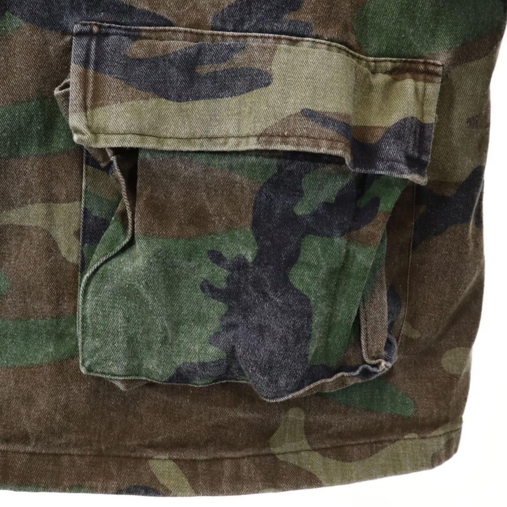 Mnml Camouflage Pattern Military Jacket XL Khaki Camouflage Men's Used