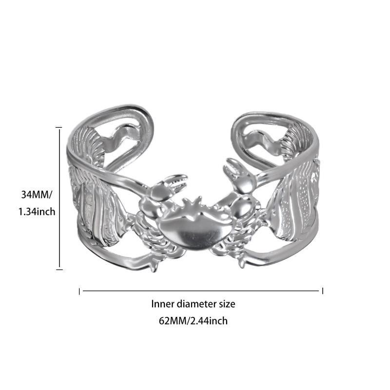

Складной гладкий открытый браслет модный легкий роскошный темпераментный браслет нишевый универсальный высококлассный ювелирный браслет женский