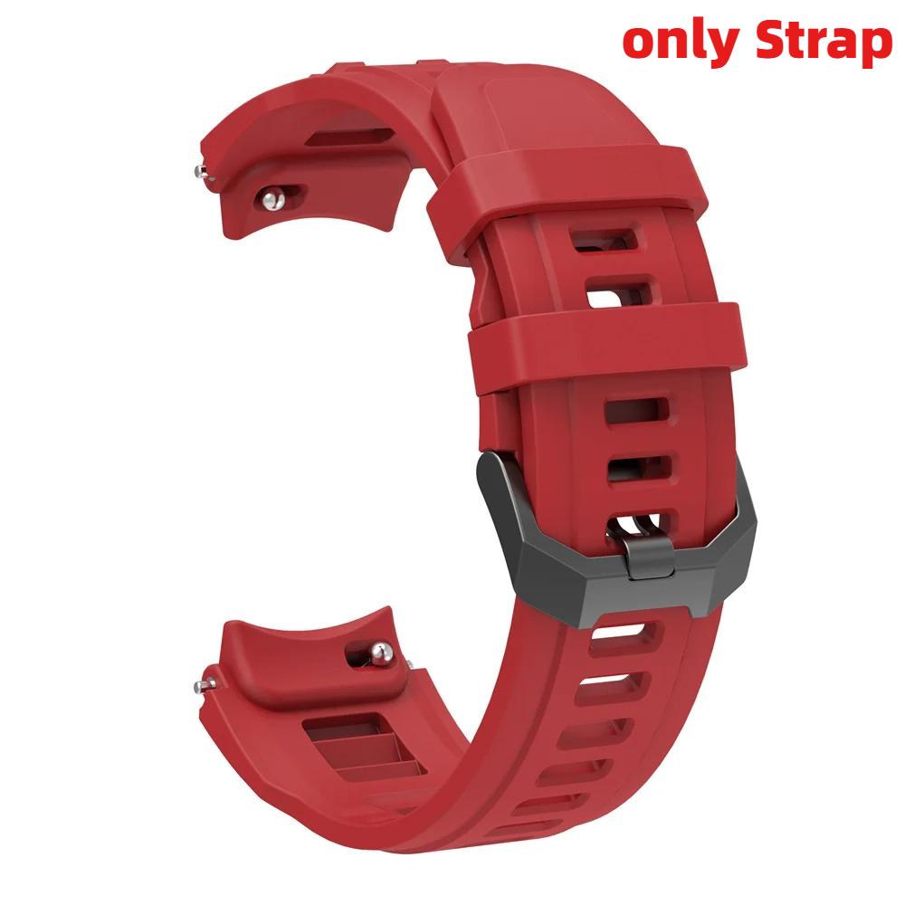 Silikonový řemínek a pouzdro pro chytré hodinky Huami Amazfit T-REX 3 Pro Řemínek na hodinky Pro Amazfit T-rex3 Pro Náramek