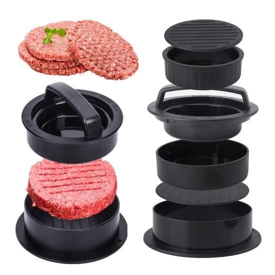 Burger Patty Mold Non Stick Burger Press Meat Patty Mold Perfect Kitchen Tool for Beef Turkey Chicken Vegan Patties Barbecue Cooking