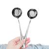 304 Stainless Steel Round Head Flat Bottom Soup and Stirring Spoon - Stylish, Exquisite Design for Household Use