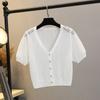 Ice Silk Thin Small Waistcoat Outer Skirt Knitted Cardigan