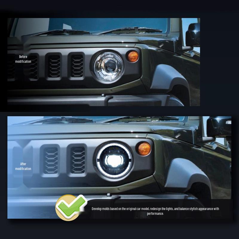 LED Headlight Assembly & Daytime Running Lights for Jimny 2018+ Modification
