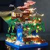 Peach Blossom Pool Castle Building Blocks: High-Difficulty Educational Toy & Desktop Ornament for Boys and Girls