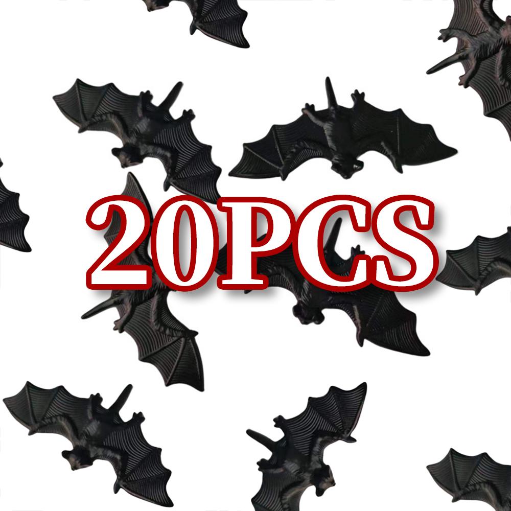 11-11pc Halloween Simulation Bug Spider Centipede Scorpion Bat Funny Fake Cockroach Toy Party Supplies DIY Party Decor Props