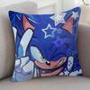 GAME Sonic The Hedgehog Cute Cartoon L Game Cushion Cover Pillowcase Upholstery Sofa Throw Pillow Home Decor Pillowcas