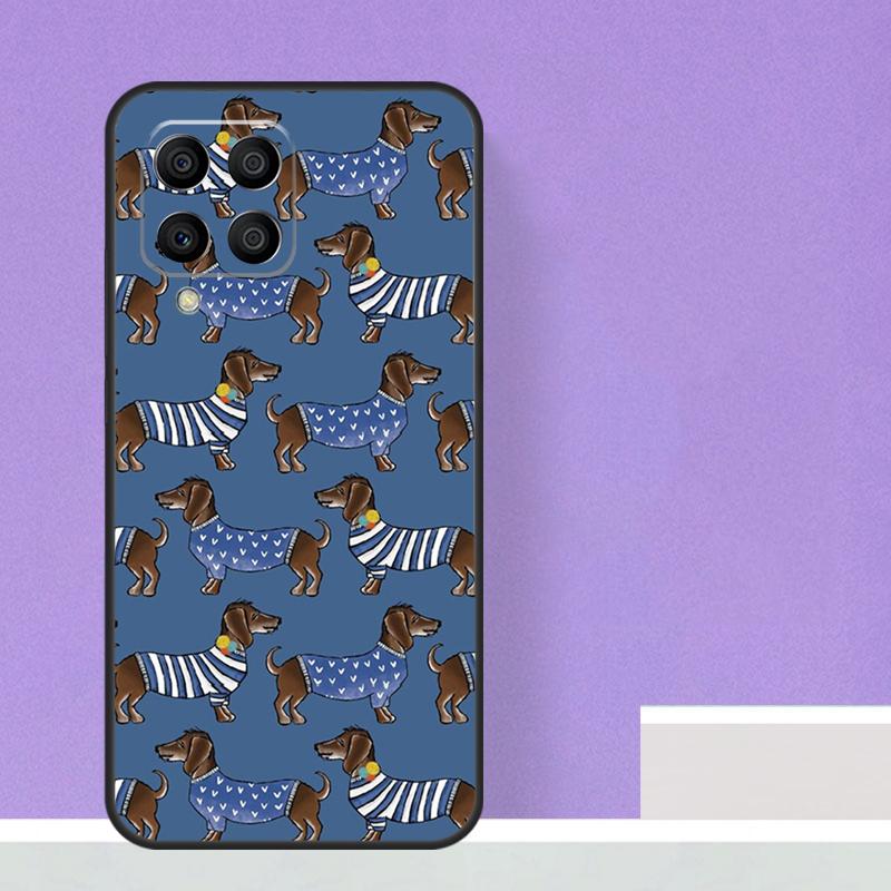 Dogs Dachshund Cute Case For Samsung Galaxy M23 M20 M32 M52 M56 M16 M36 M54 M34 M14 M35 M55 M15 M11 M31 M13 M53